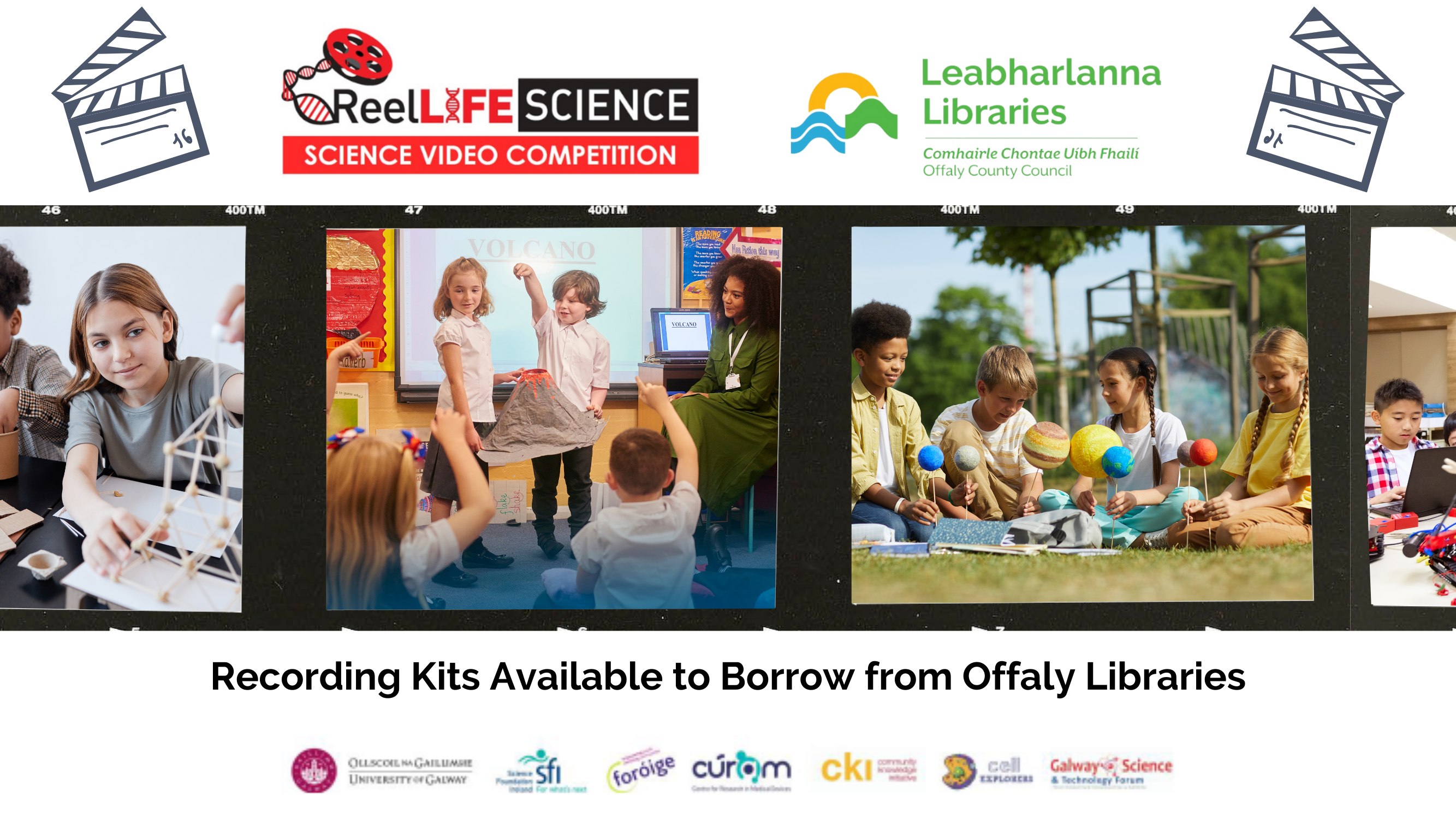 Offaly Libraries collaborate with ReelLIFE Science on Exciting